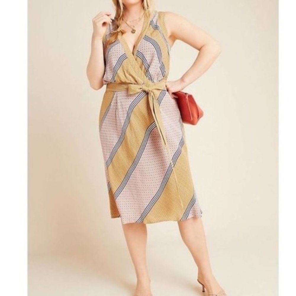 NEW Anthropologie Maeve Carla Wrap Dress